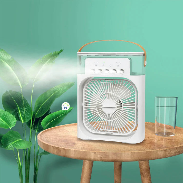 Ventilador y  Humidificador Recargable Portátil