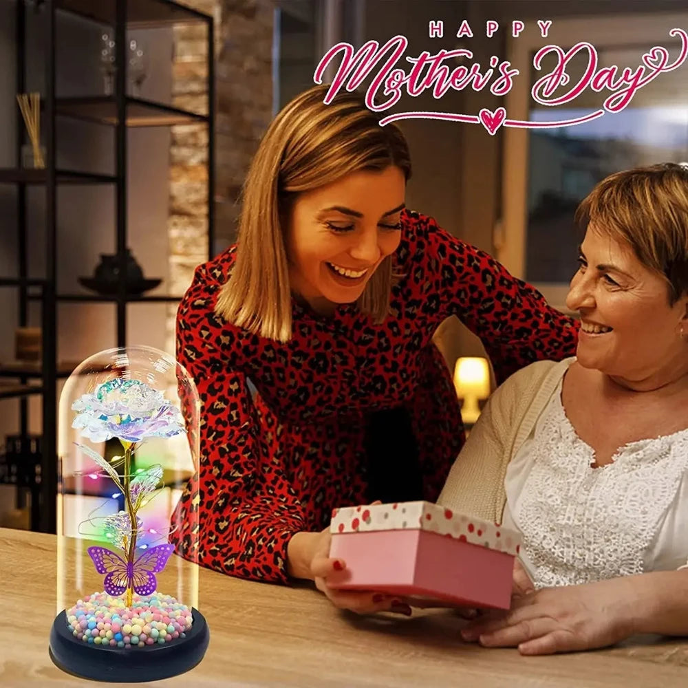 Rosa Eterna con Luz LED