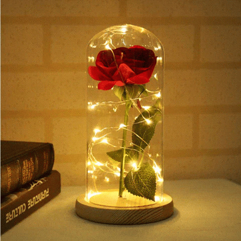 Rosa Eterna con Luz LED