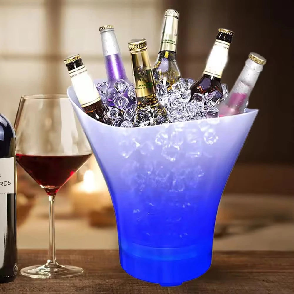 Hielera con Bocina - Luz LED y Bocina  Inalámbrica Recargable