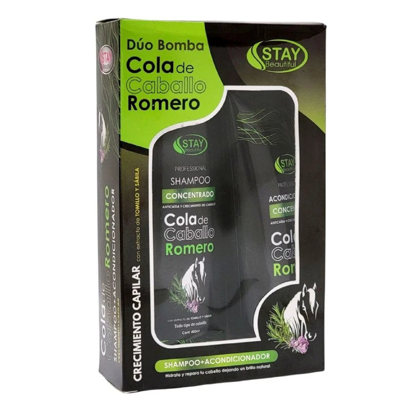 Champú y Acondicionador Cola de Caballo y Romero
