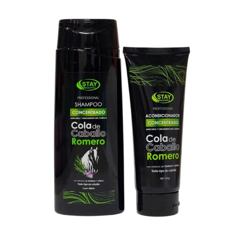 Champú y Acondicionador Cola de Caballo y Romero
