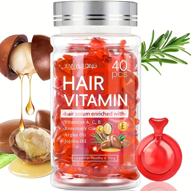 Cápsulas Capilares con Aceites y Vitaminas