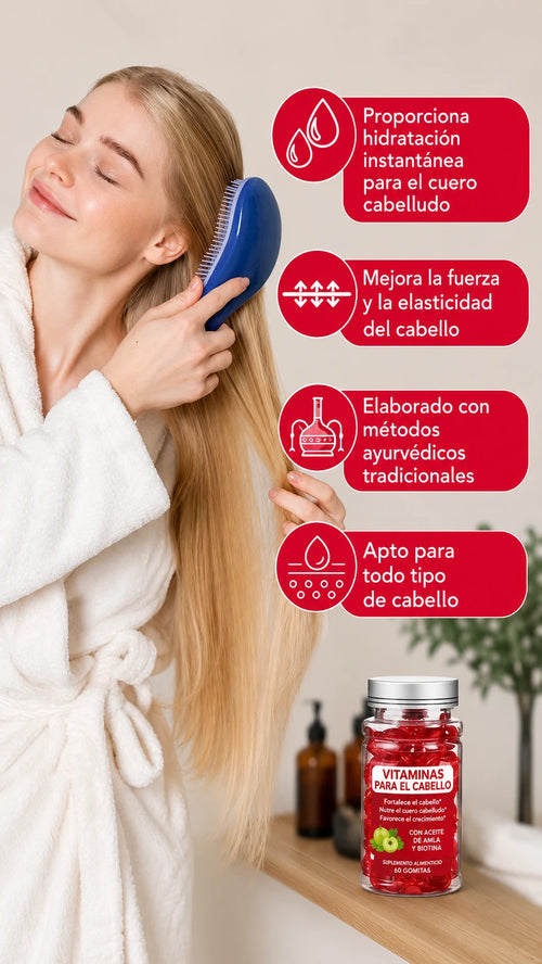 Cápsulas Capilares con Aceites y Vitaminas