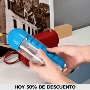 Botella Organizadora de Pastillas 2 en 1