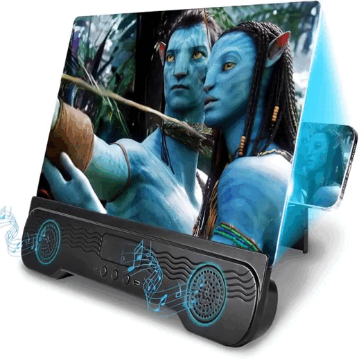 Amplificador de  Pantalla para Celular con Altavoz Bluetooth