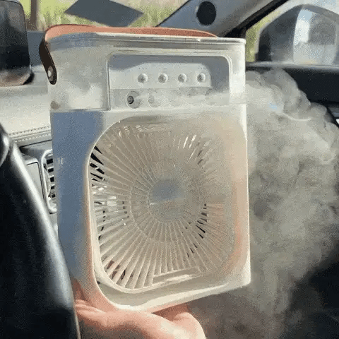 Ventilador y  Humidificador Recargable Portátil